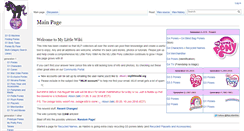 Desktop Screenshot of mylittlewiki.org
