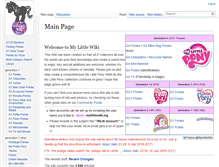 Tablet Screenshot of mylittlewiki.org